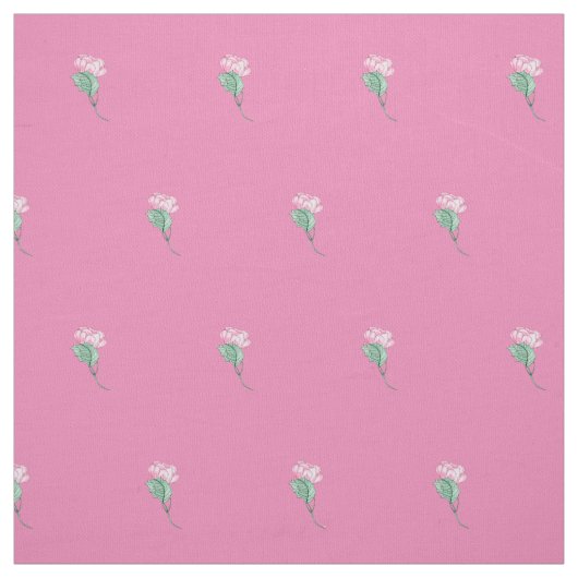 ピンクのバラ ファブリック (見本)