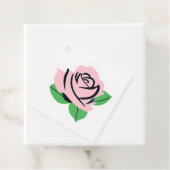 ピンクのバラ フェイバータグ (インサイチュ)