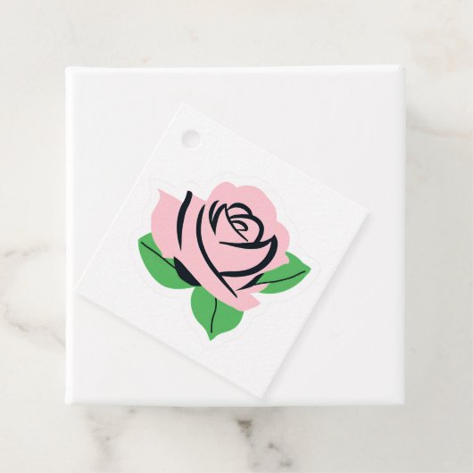 ピンクのバラ フェイバータグ (インサイチュ)