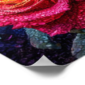 ピンクのバラ ポスター (角)