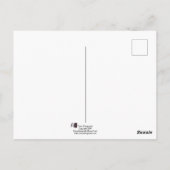 ピンクのバラ ポストカード (裏面)