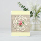 ピンクのバラ ポストカード (スタンド正面)