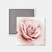 ピンクのバラ マグネット (正面/裏面)