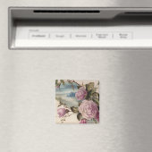 ピンクのバラ マグネット (インサイチュ (食洗機))