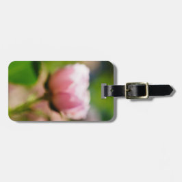 ピンクのバラ ラゲッジタグ