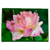 ピンクのバラ ラージペーパーバッグ (裏面)