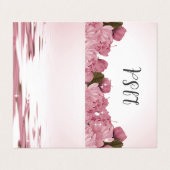 ピンクのバラ 名刺 (外部フラット)