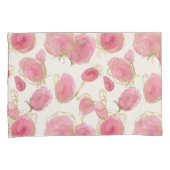 ピンクのバラ 枕カバー (正面右)