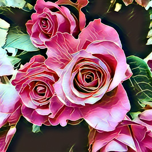 ピンクのバラ 横断幕