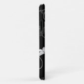 ピンクのバラ、白のバラ、花のパターン Case-Mate iPhoneケース (裏面/右)