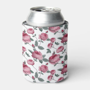 ピンクのバラ 缶クーラー