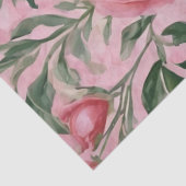 ピンクのバラ 薄葉紙 (詳細)