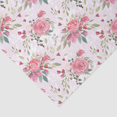 ピンクのバラ 薄葉紙 (詳細)