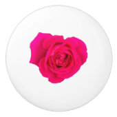 ピンクのバラ #4   セラミックノブ (正面)