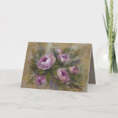 ピンクのバラ 5 x 7" カード (正面)