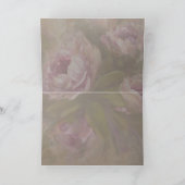ピンクのバラ 5 x 7" カード (内部)