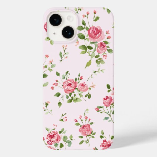 ピンクのバラ Case-Mate iPhoneケース (裏面)