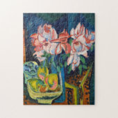 ピンクのバラ | Ernst Ludwig Kirchner ジグソーパズル (縦)