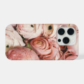 ピンクのバラ iPhoneケース (裏面横)