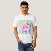 ピンクのバラ Tシャツ (正面フル)