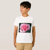 ピンクのバラ Tシャツ (正面フル)
