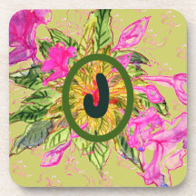 ピンクのバルサムフラワーブーケ&レター