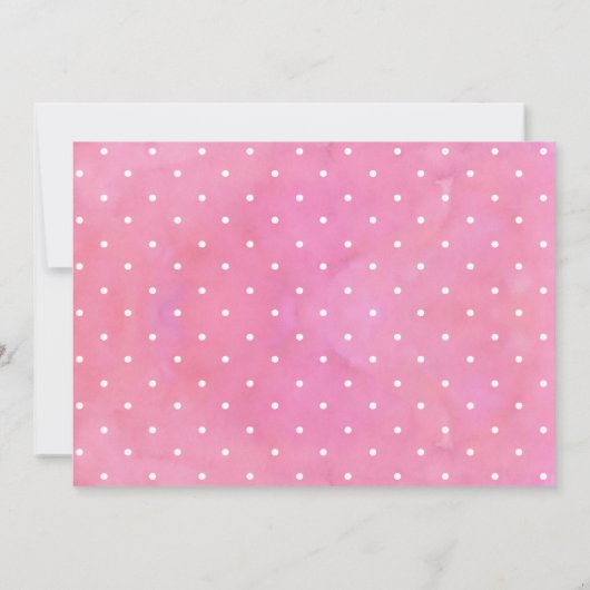 ピンクのバルーンフォトは任意の年齢の誕生日を点滅させる 招待状 (裏面)