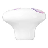 ピンクのバレエシューズの陶器取っ手 セラミックノブ (側面)