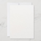 ピンクのバレリーナの誕生日 招待状 (裏面)