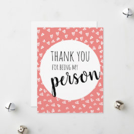 ピンクのバレンタインカード シーズンカード