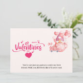 ピンクのバレンタインカード シーズンカード (スタンド正面)