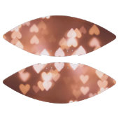 ピンクのバレンタインデーのハート アメリカンフットボール (パネル)