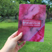 ピンクのバレンタインラバーたちよ、愛してる カード