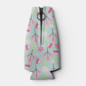 ピンクのバンニと花 ボトルクーラー (裏面)