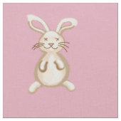 ピンクのバンニー ファブリック (クローズアップ)