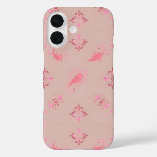 ピンクのパイズリ柄 Case-Mate iPhoneケース (裏面)