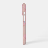 ピンクのパイズリ柄 iPhone 16ケース (左側面)
