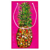 ピンクのパイナップル ギフトバッグ (裏面)