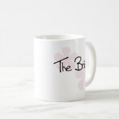 ピンクのパステルによっては花嫁が開花します コーヒーマグカップ (正面右)