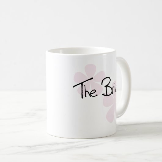 ピンクのパステルによっては花嫁が開花します コーヒーマグカップ (正面右)