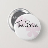 ピンクのパステルによっては花嫁が開花します 缶バッジ (正面&裏面)