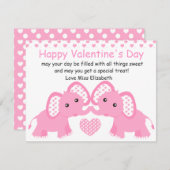 ピンクのパステレファント! シーズンカード (正面/裏面)