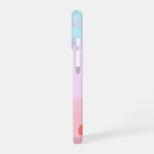 ピンクのパターン iPhone 16ケース (左側面)