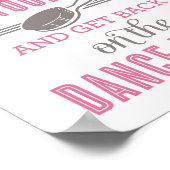 ピンクのパッカーをアップし、あなたの髪の女性トイレを修正 ポスター (角)