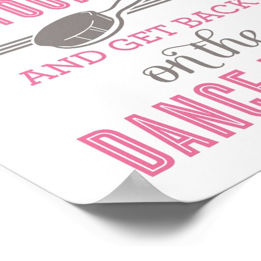 ピンクのパッカーをアップし、あなたの髪の女性トイレを修正 ポスター (角)