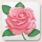 ピンクのパッションコルクコースター コースター (正面)