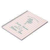 ピンクのパラダイス、パームスプリングス　花嫁とのお気に入りの思い出 ノートブック (左側)