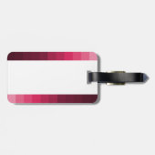 ピンクのパリ ラゲッジタグ (裏面横)