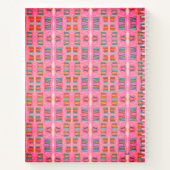 ピンクのパワースパイラルノートブック ノートブック (裏面)