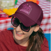 ピンクのパワー乳がん認識度デザイン キャップ